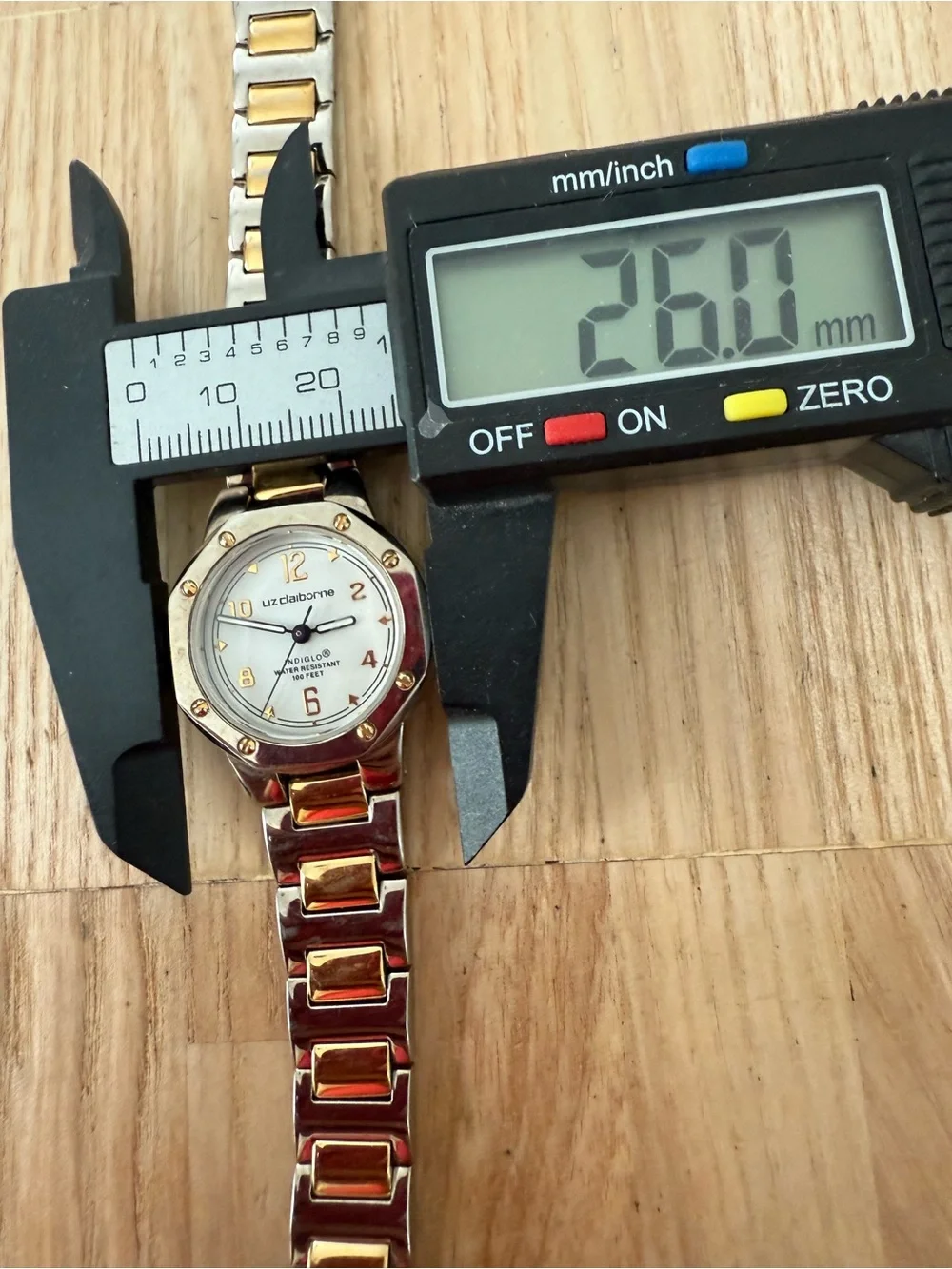 Liz Claiborne ladies two toned watch NEW BATTERY